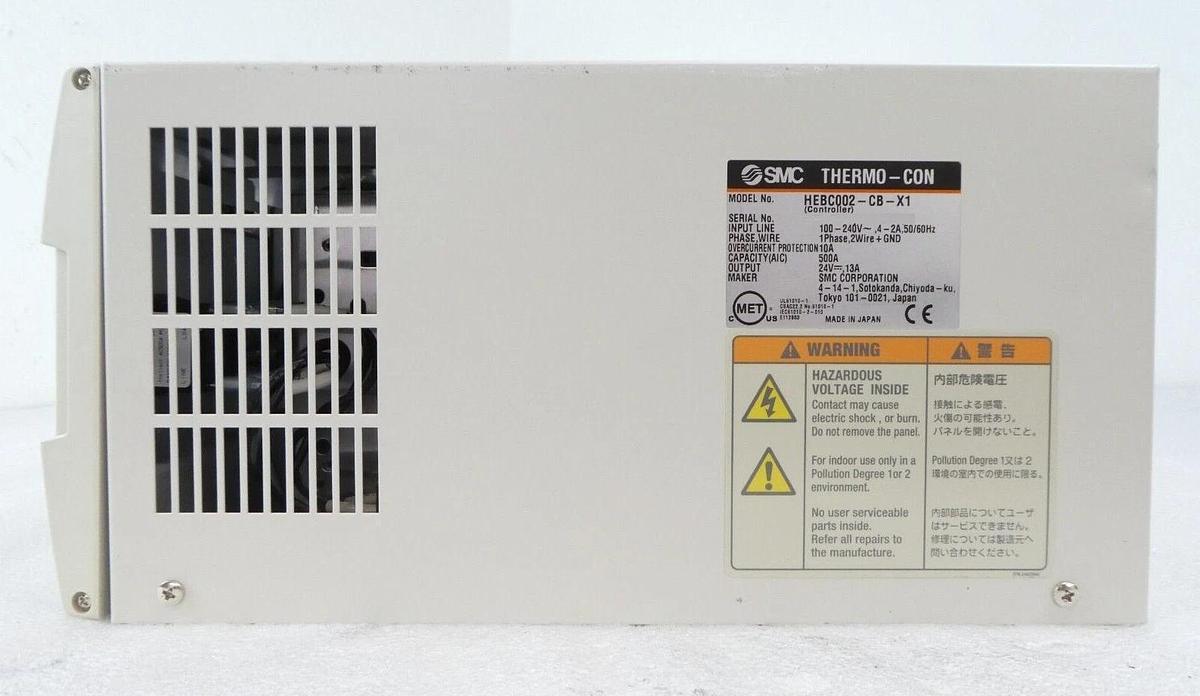 Used SMC HEBC002-CB-X1 Thermoelectric Tank Controller Unit TERMO-CON Working Surplus