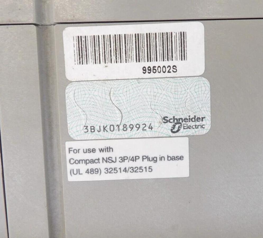 Used Merlin Gerin NSJ400 A 3 Pole Industrial Circuit Breaker Working Surplus