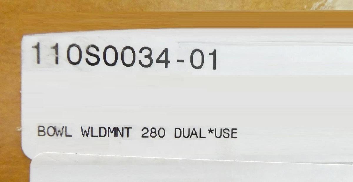 Semitool 110S0034-01 300mm SRD Weldment Wafer Bowl 280 Dual Use New Surplus
