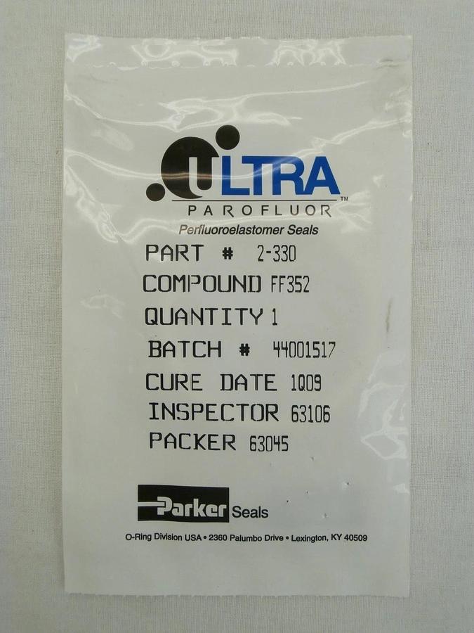 Parker Seals 2-330 O-Ring Ultra Parofluor Seal FF352 Reseller Lot of 3 New