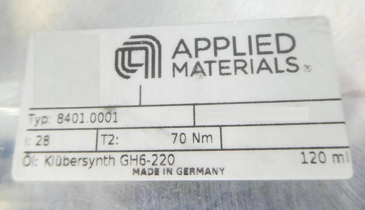 Used AMAT Applied Materials 8401.0001 Target Rotation Synchronous Motor Working