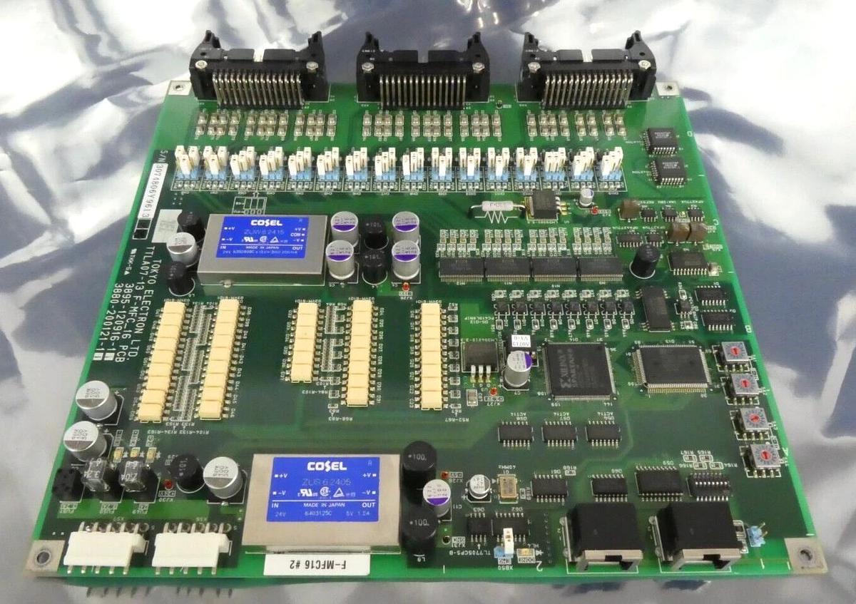 Used TEL Tokyo Electron TTLA07-13 F-MFC_16 PCB Board 3895-120916-11 Working Surplus