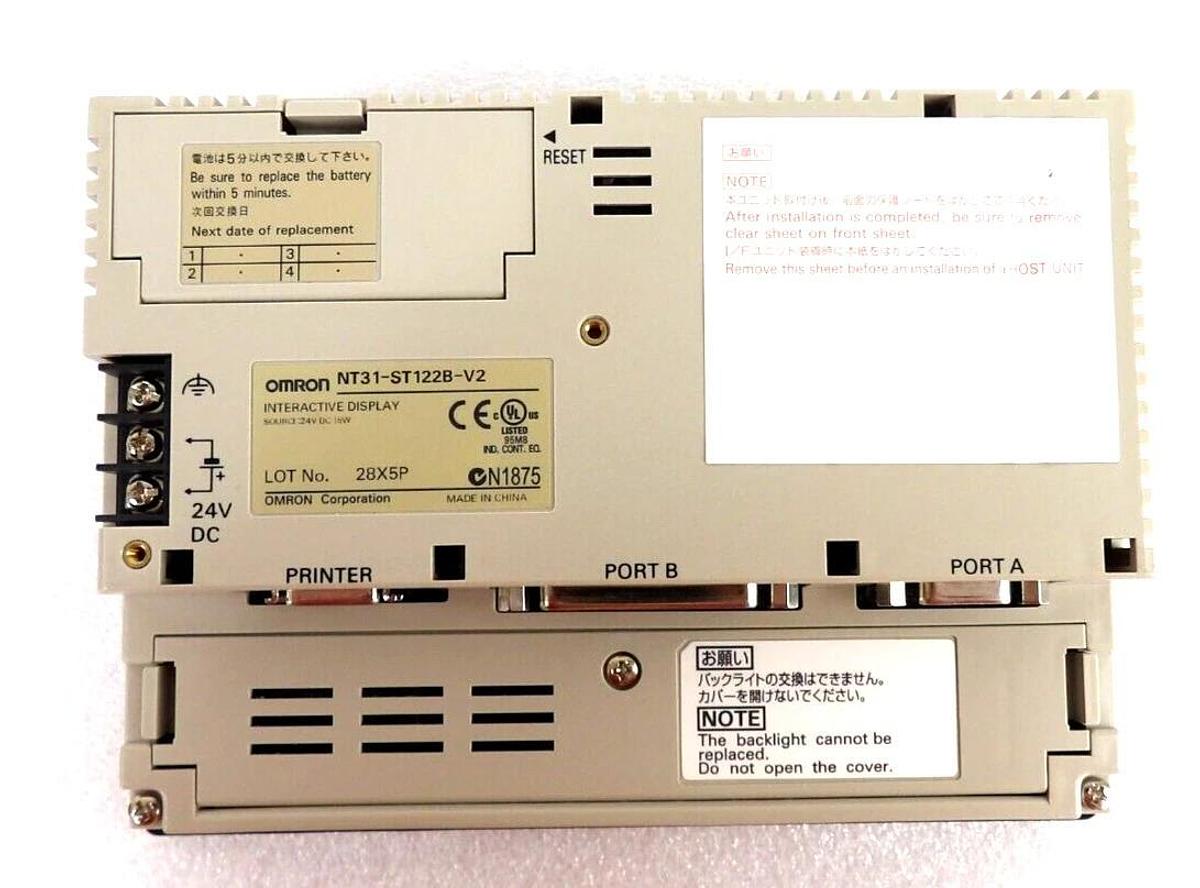 Used Omron NT31-ST122B-V2 Interactive Display Touch Screen LCD Spare Surplus