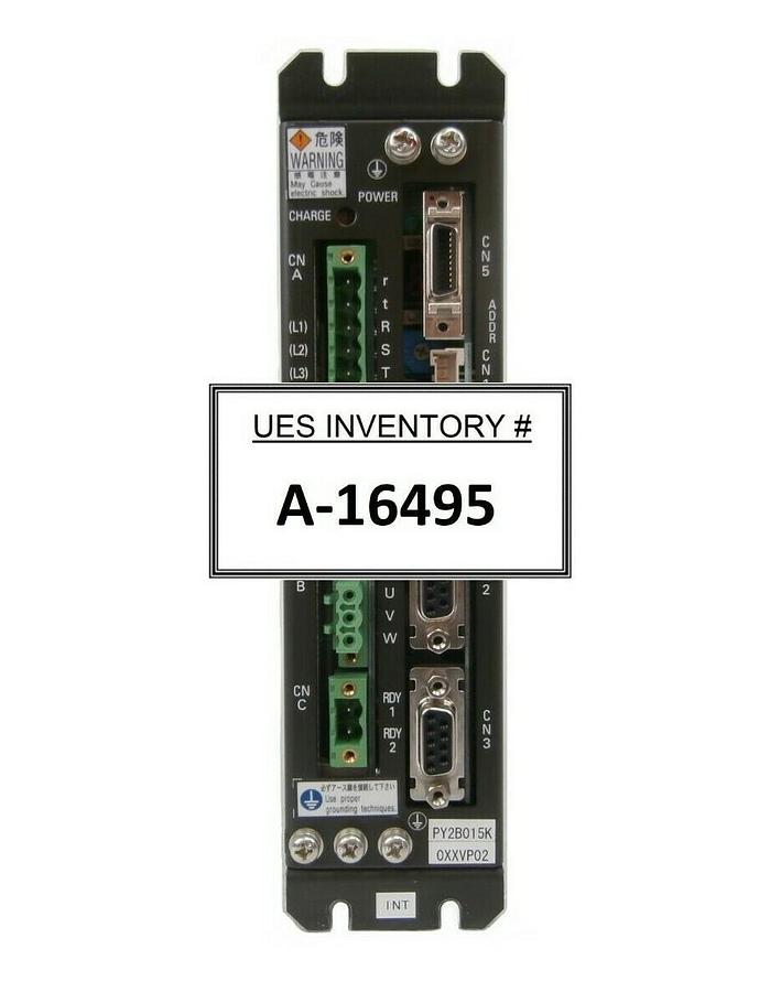 Used Sanyo Denki PY2B015K0XXVP02 Servo Drive BL Super PY Working Surplus