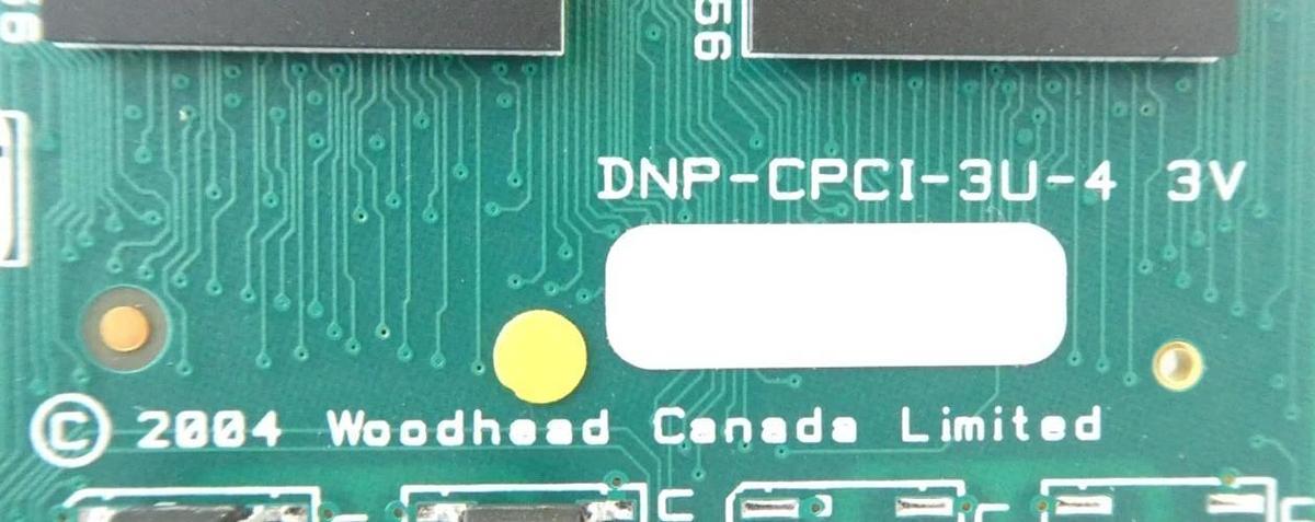 Used SST Woodhead DNP-CPCI-3U-4 DeviceNet Scanner PCB Card AMAT 0190-34513 Working