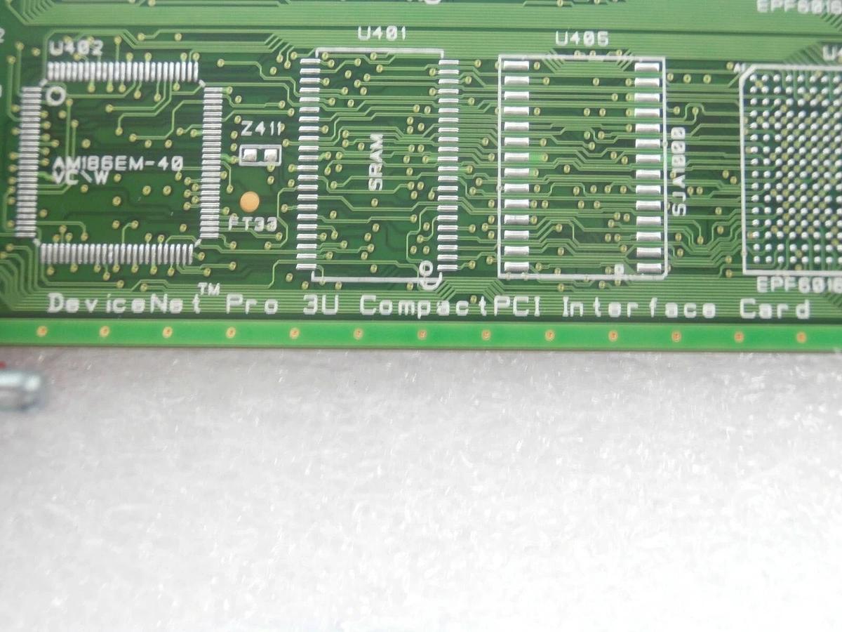 Used SST Woodhead SST-DNP-CPCI-3U-1-NC DeviceNet PCB Card AMAT 0190-10156 Working