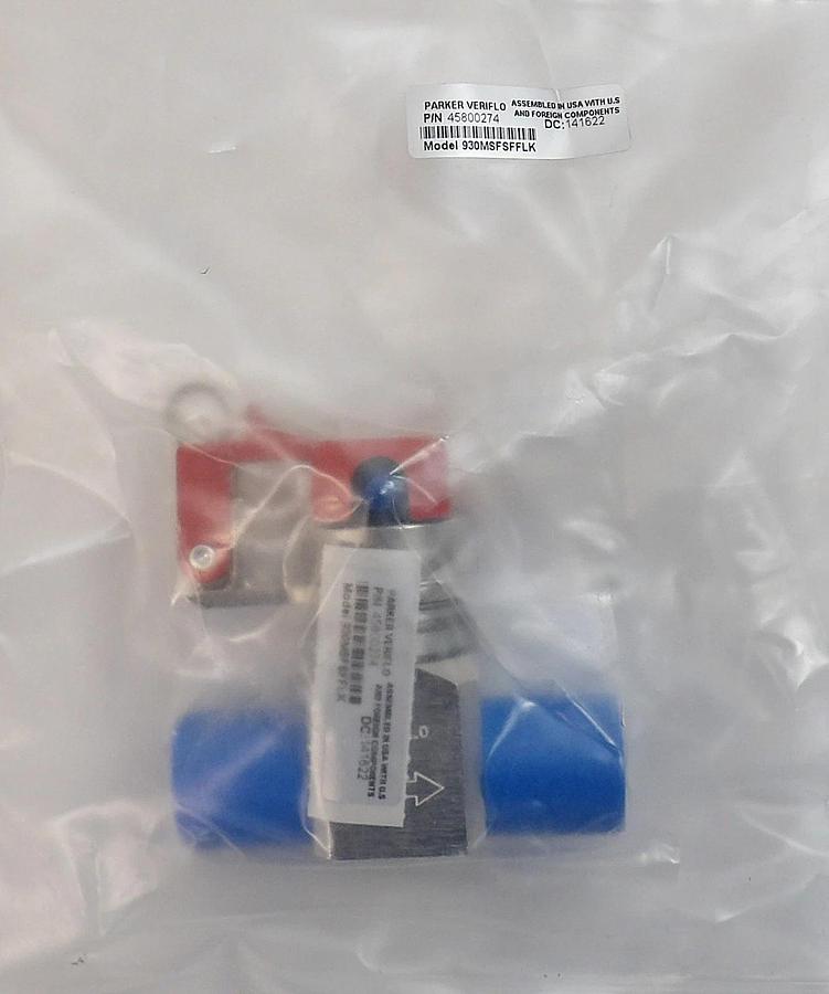Parker Veriflo 45800274 Diaphragm Valve 930MSFSFFLK Reseller Lot of 2 New