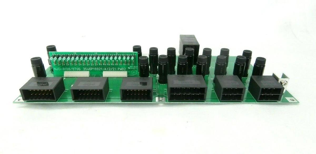 Used TEL Tokyo Electron NJD-8108/8706 Fuse Board PCB 3546P10021-A (1/2) PWB1 Working
