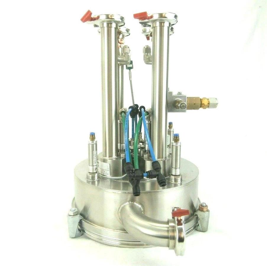 Used Edwards Helios Head Assembly Long Body Combustion Chamber Used Working