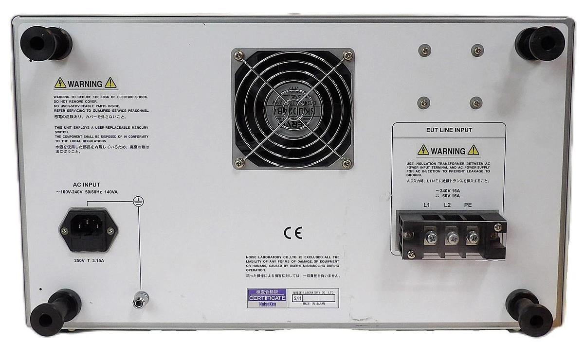 Used NoiseKen INS-4020 Impulse Noise Simulator INS Series 18-00061B Untested Surplus