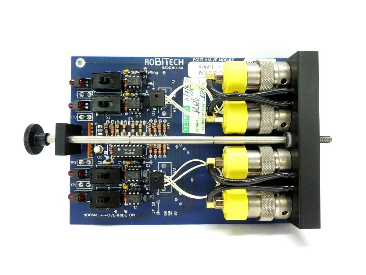 Robitech 980-4513 Four Valve Module PCB Card New Surplus