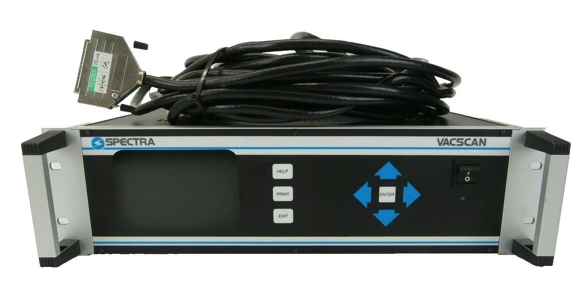Used Leda-Mass Spectra Vacscan 100 Residual Gas Analyzer RGA Nordiko 9550 Working