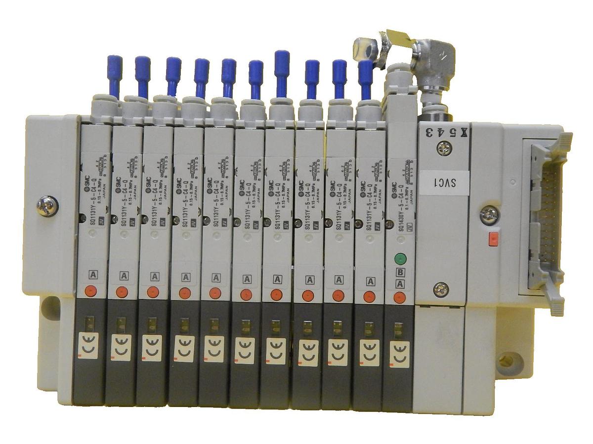 Used TEL Tokyo Electron SVC1 11-Port Manifold SMC SQ1131DY-5-C4-Q PR300Z Used Working