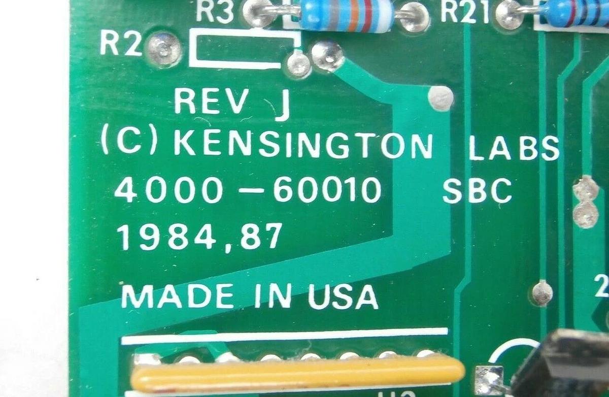 Used Kensington 4000-60010 SBC Single Board Computer PCB Card v17.98 MMFSB 4000-60048
