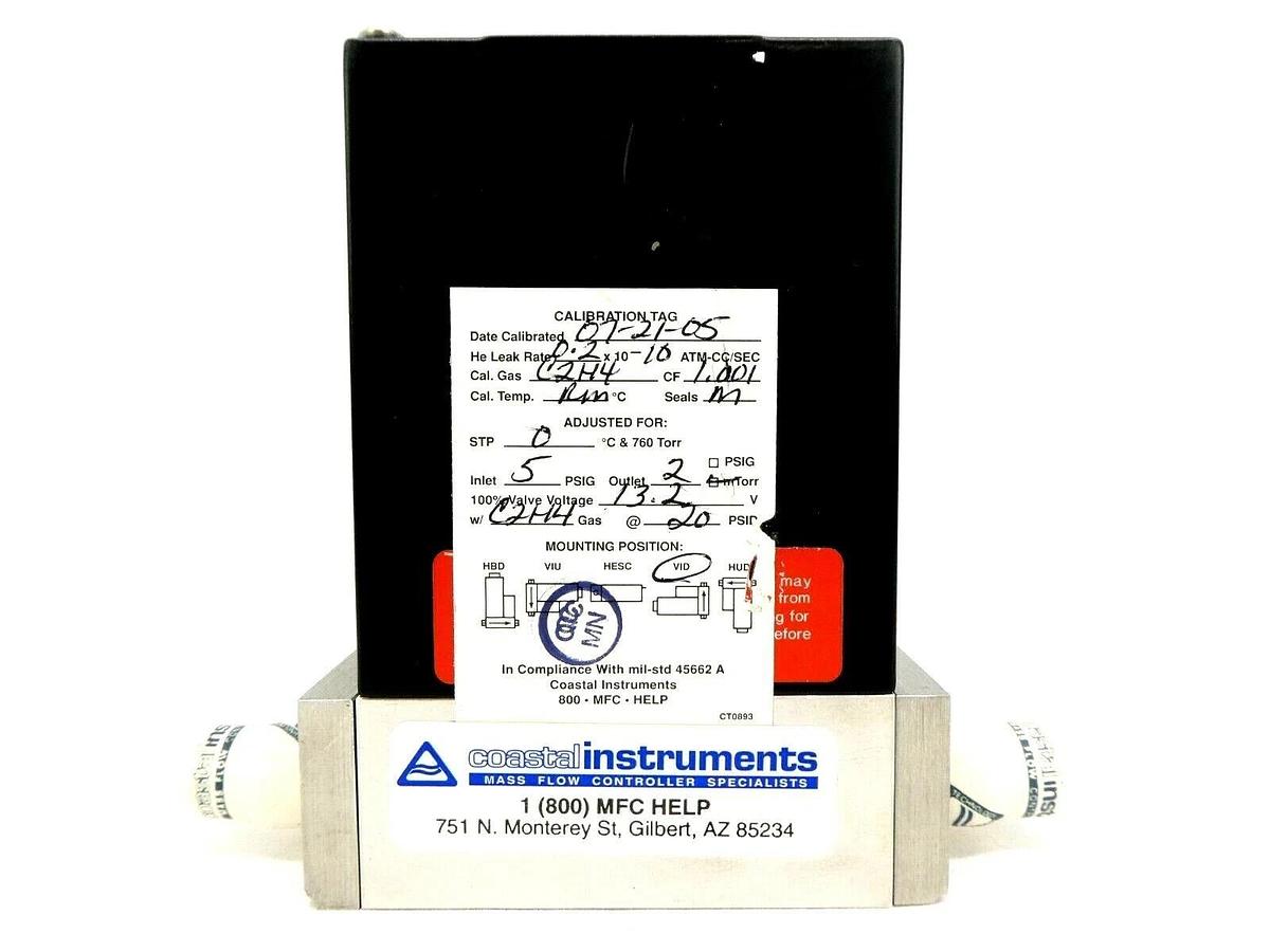 Refurbished Tylan FC-2900MEP Mass Flow Controller MFC 500 SCCM SiH4 2900 Series Refurbished