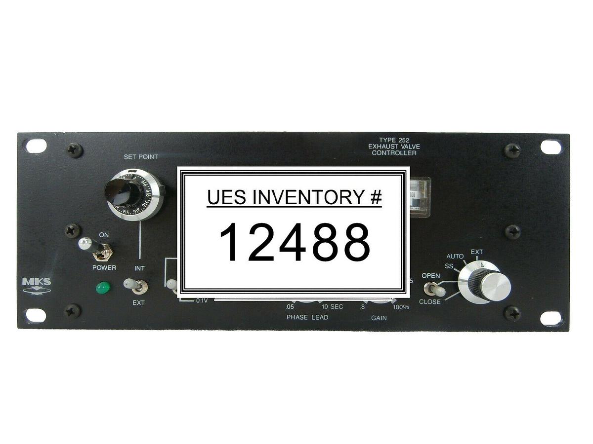Used MKS Instruments 252C-1-VPO Exhaust Valve Controller Type 252 Working Surplus