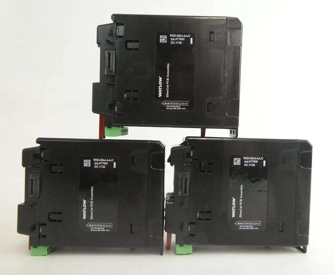 Used Watlow RMZ4-08AA-AAJC EtherCAT Temperature Controller EZ-ZONE Lot of 6 Working