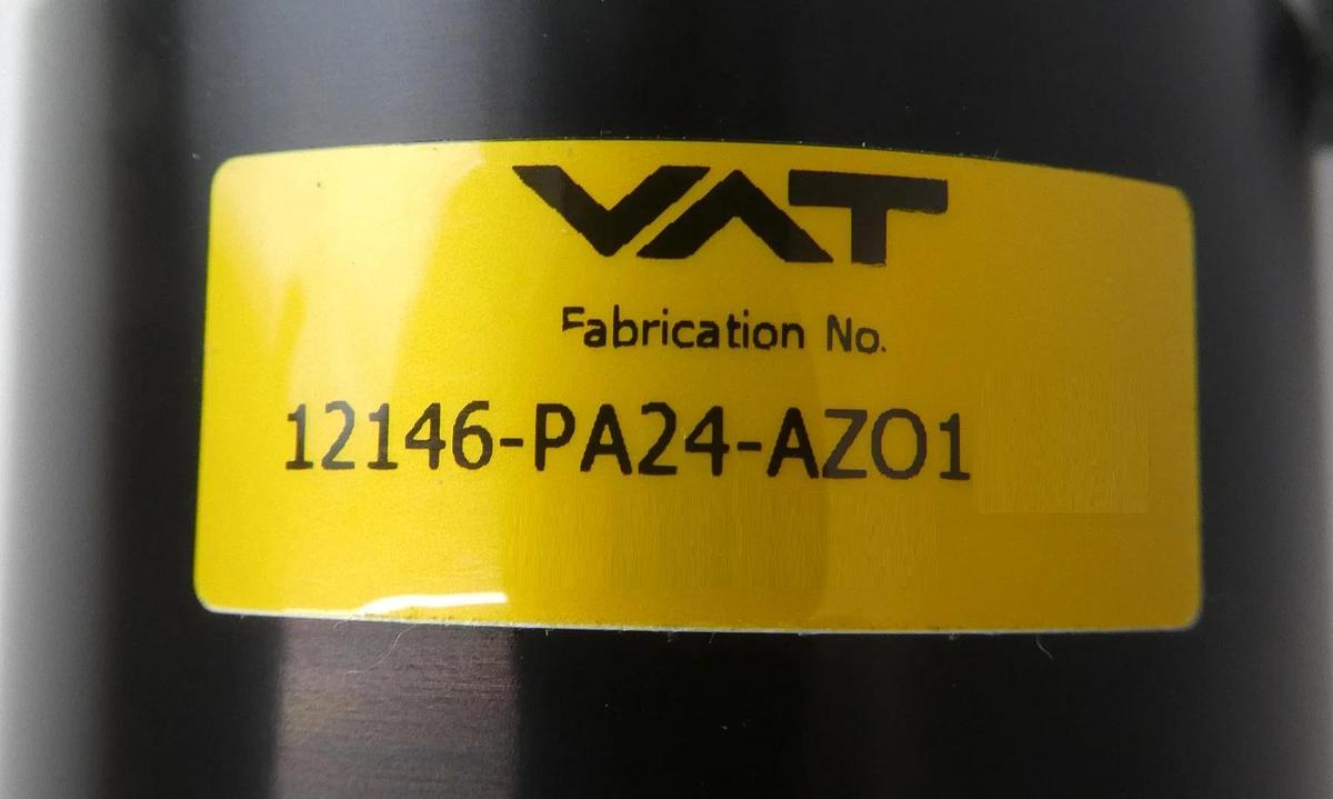 VAT 12146-PA24-AZO1 Vacuum Isolation Gate Valve Series 12.1 New Surplus