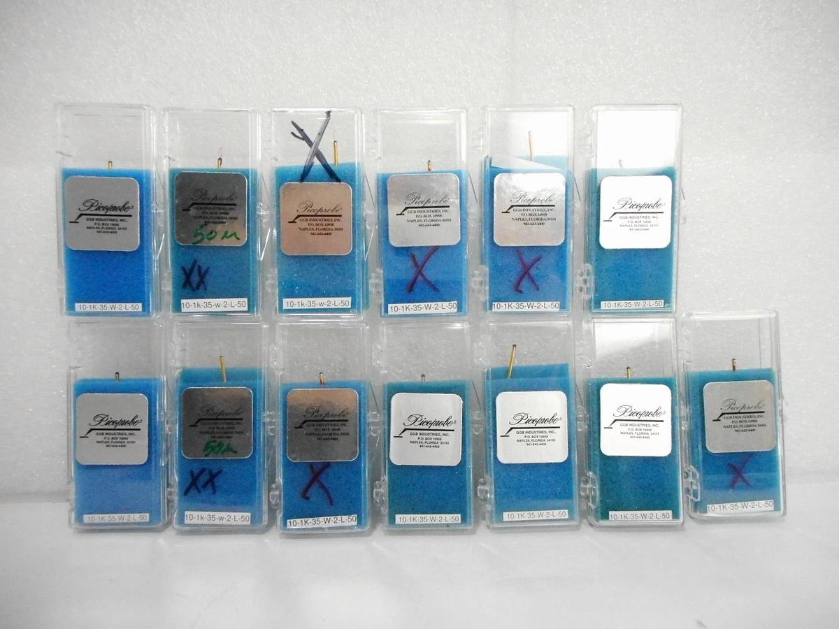 Used GGB Industries 10-XK Tungsten Probe Tip Picoprobe Reseller Lot of 38 As-Is