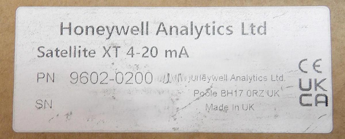 Honeywell 9602-0200 Gas Detector MST Satellite XT 4-20mA New Surplus