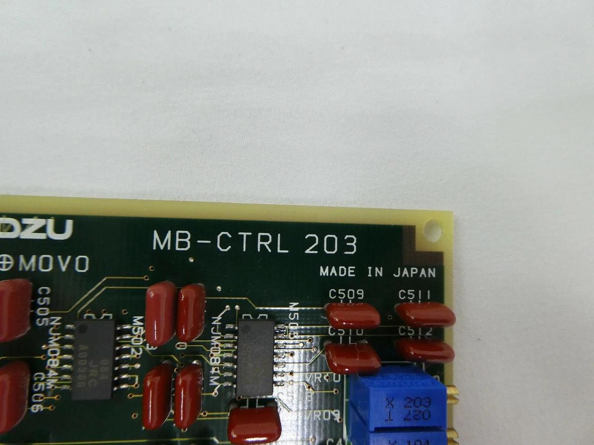 Used Shimadzu 262-75236-04Y Turbo Controller PCB Card MB-CTRL 203 EI-3203MD Working