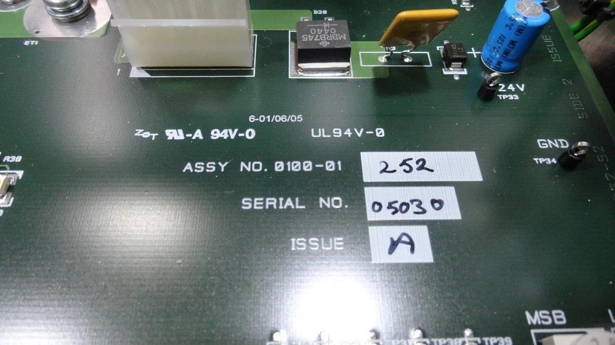 Used AMAT Applied Materials 9090-00115 Chassis Monitor PCB 0100-01-252 Quantum X Used