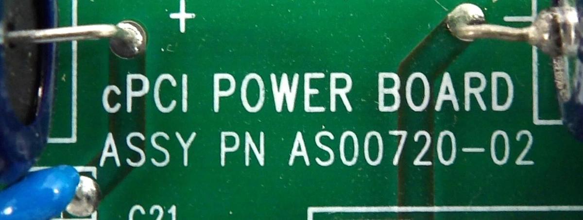Used MKS Instruments AS00720-02 cPCI Power Supply PCB cPCI PWRS-0720 AMAT Working