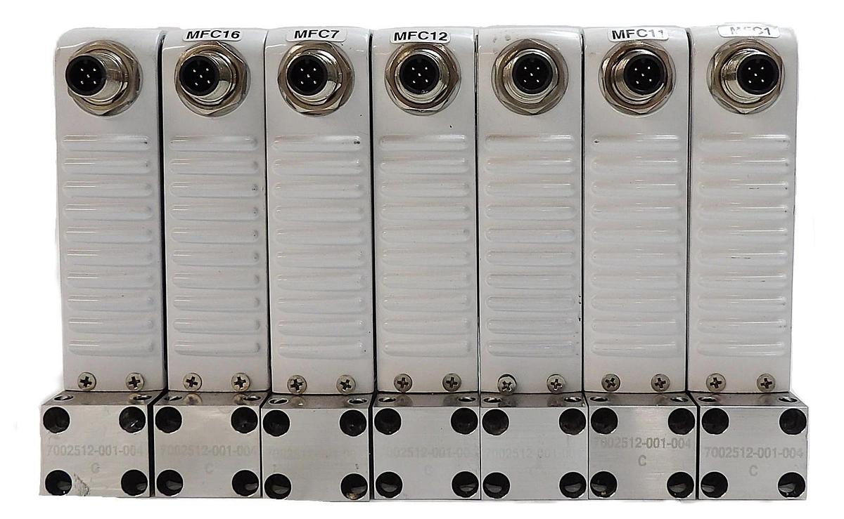 Used Brooks GF Series Mass Flow Controller MFC GF125C Lot of 7 Spare