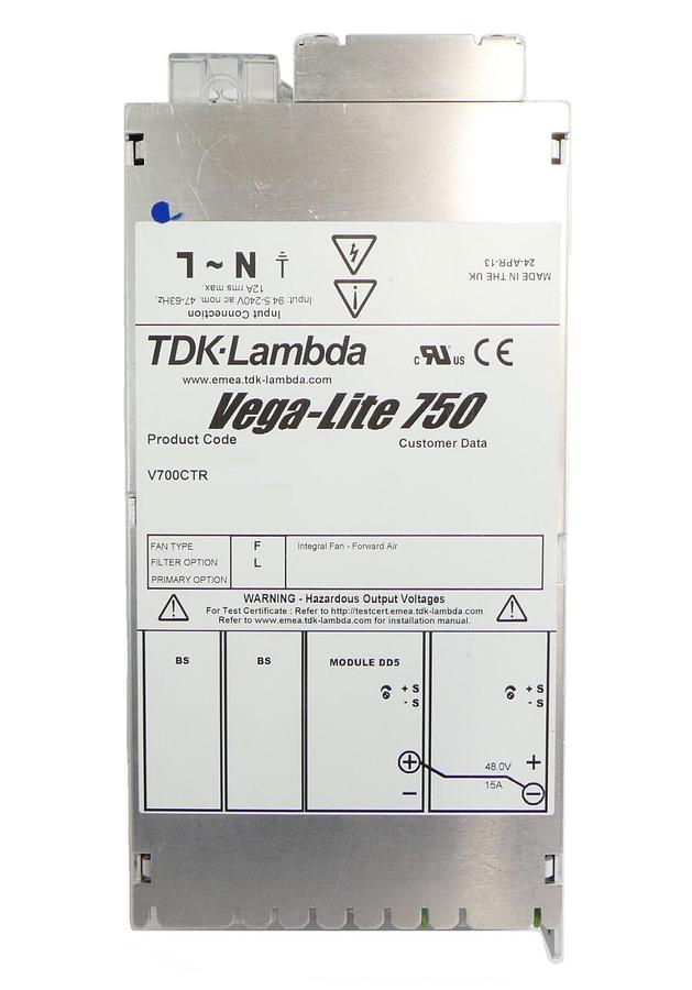 Used TDK-Lambda V700CTR Power Supply Vega-Lite 750 AB Sciex Working Surplus