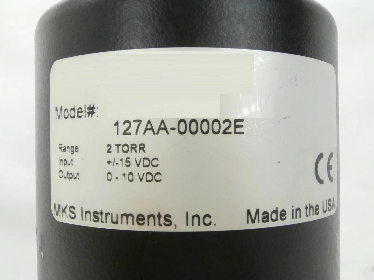 Used MKS Instruments 127AA-00002E Baratron Pressure Transducer 127 Tested Working