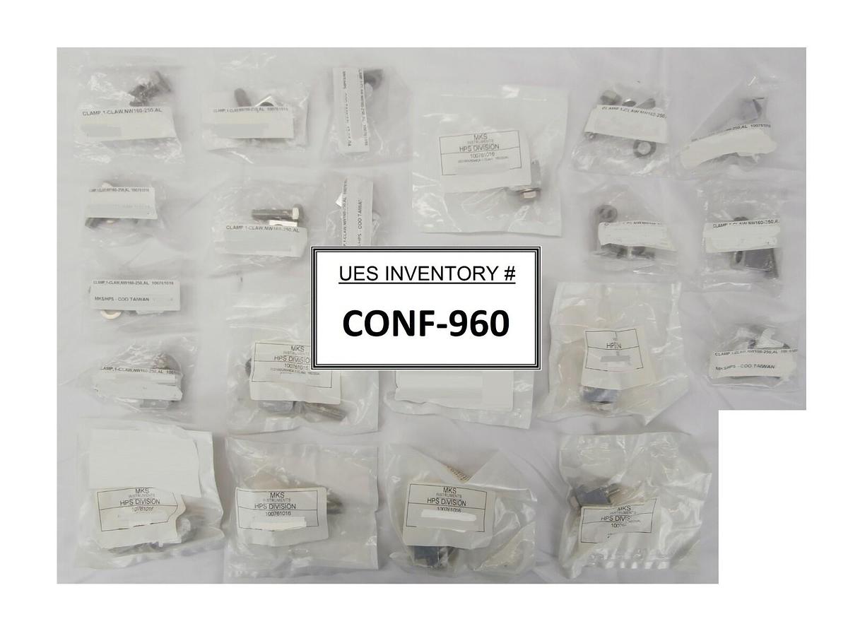 MKS Instruments 100761016 Single Claw Clamp Lam 796-090956-004 Lot of 21 New