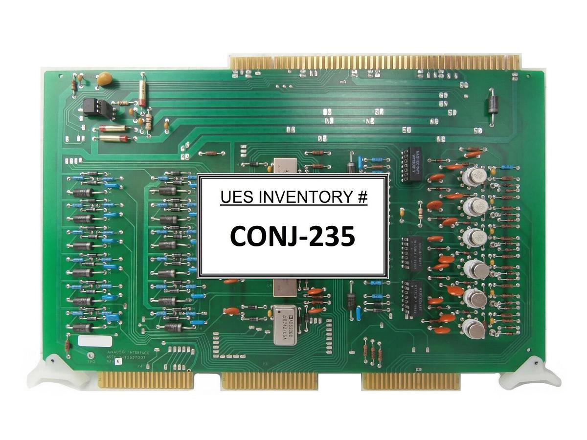 Used Varian Semiconductor VSEA D-F3637001 Analog Interface PCB Card Rev. K Working