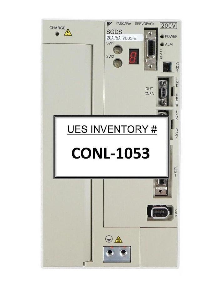 Used Yaskawa Electric SGDS-20A75AY605-E AC Servo Drive SERVOPACK 200V Working Surplus