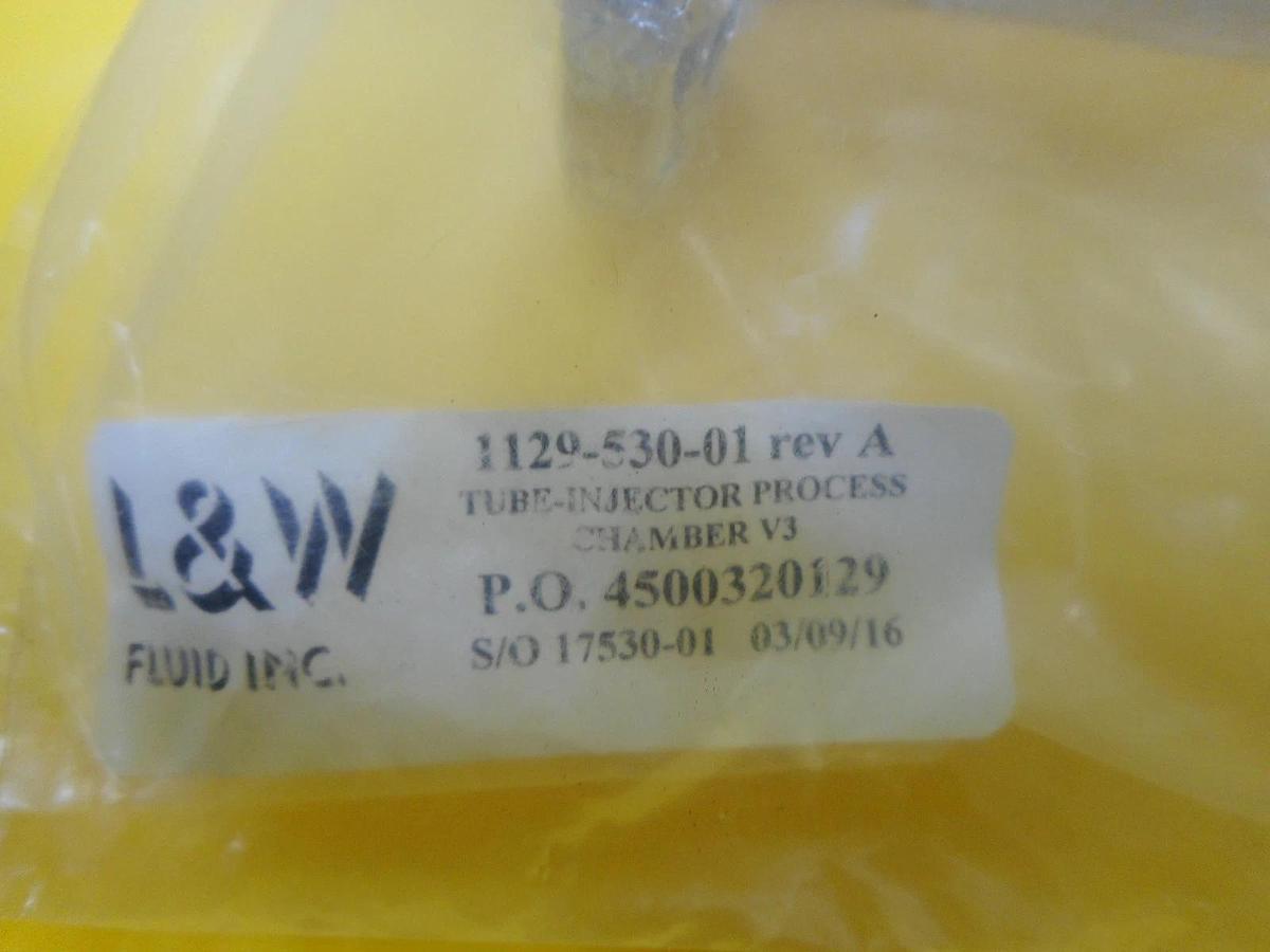L & W Fluid 1129-530-01 Process Chamber Injector Tube ASM New