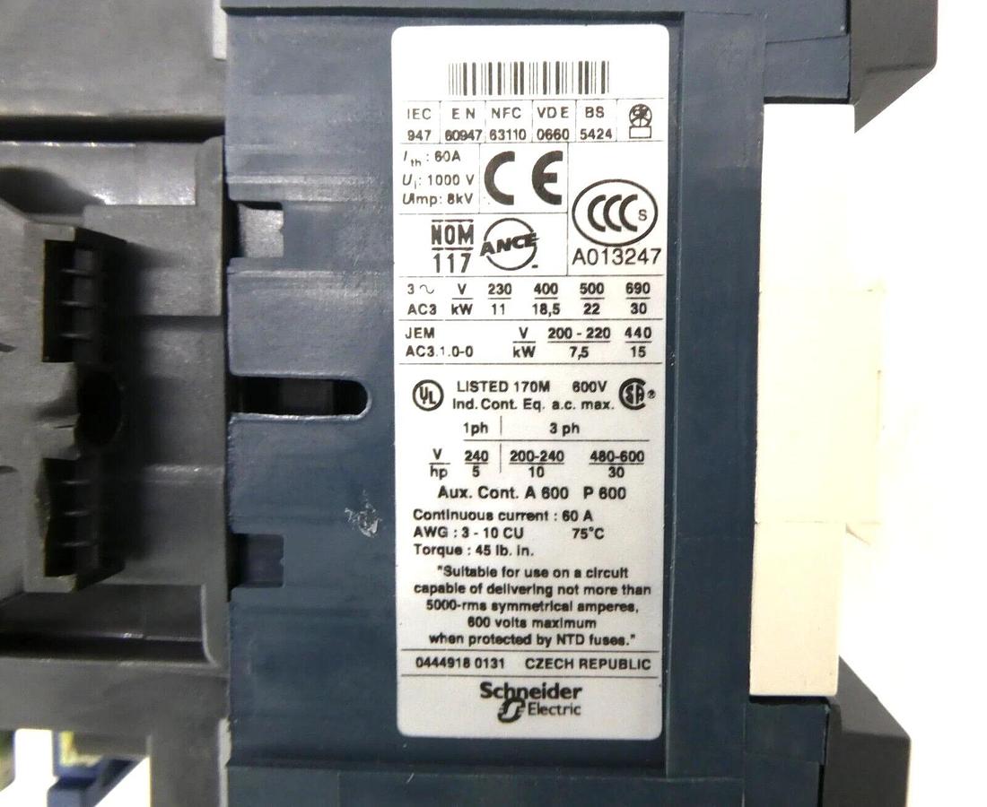 Used Schneider Electric E11056350 Controller LC1 D40004 Reseller Lot of 4 Working