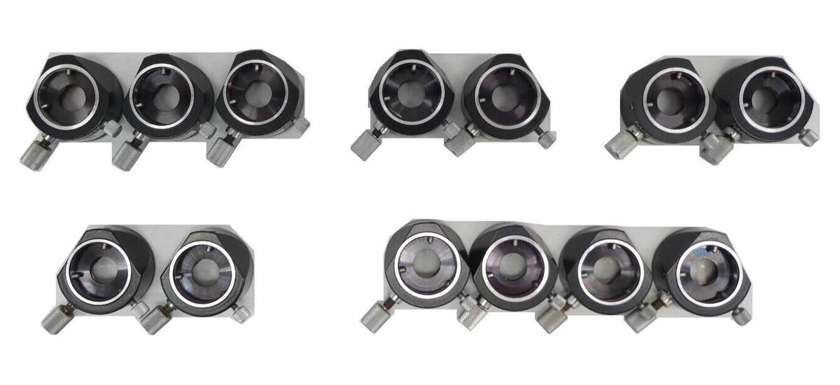 Used Olympus MPlan DIC Prism MPlan100 MPlan40 MPlan20 MPlan10 MPlan5 Lot of 13 Spare