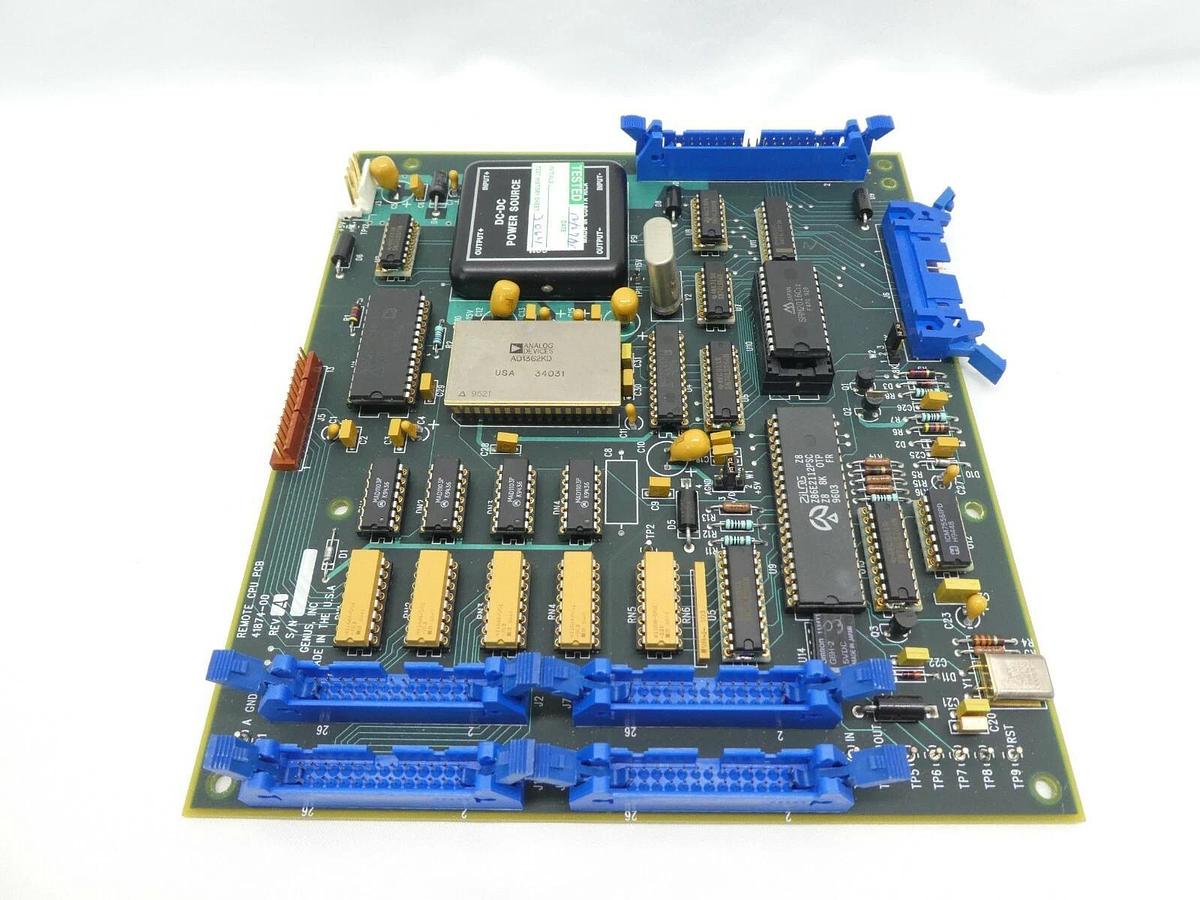 Used Genus 41874-00 Remote CPU PCB Rev. A Working Surplus