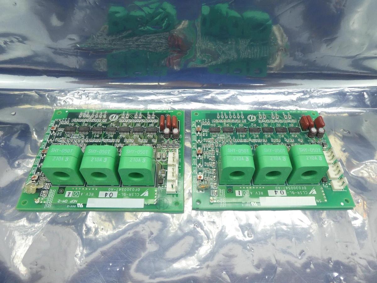 Used Yaskawa CLSR-OL-04 Linear Motor PCB DF0300547-A0 Set of 2 Nikon NSR Working