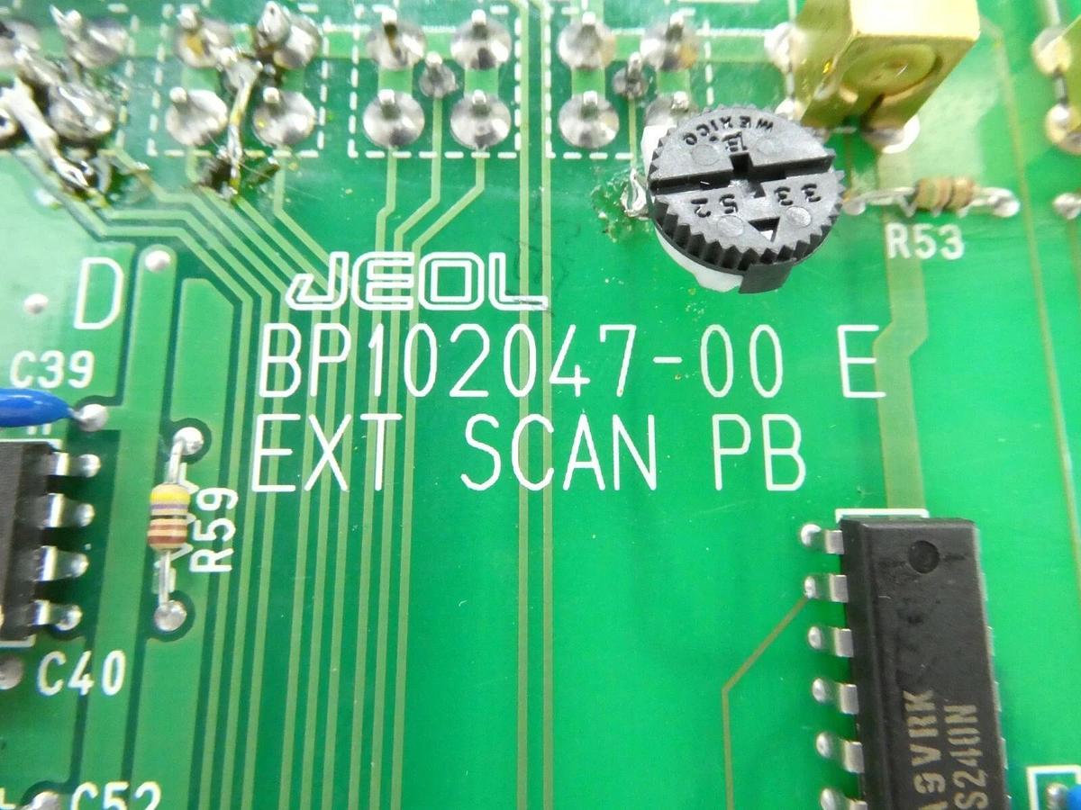 Used JEOL BP102047-00 EXT SCAN PB PCB Card JWS-2000 SEM Wafer Detect Working Spare