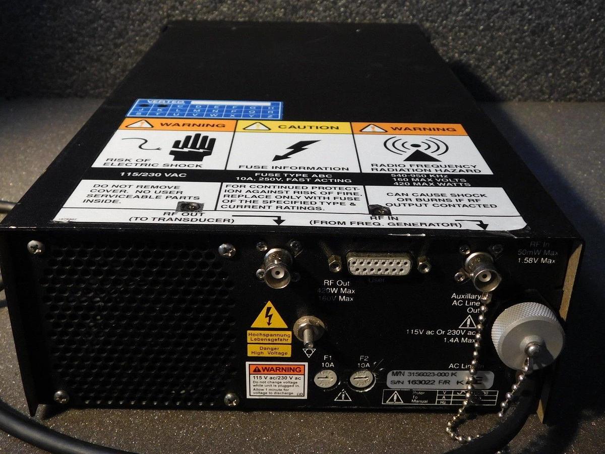 Used AE Advanced Energy 3156023-000 Power Amplifier Verteq Working Surplus