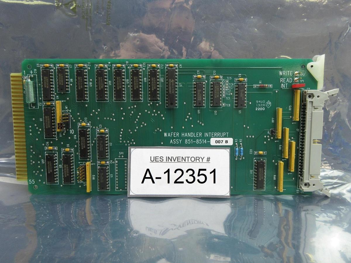 Used SVG Silicon Valley Group 851-8514-007 Wafer Handler PCB Card Rev. B 90S Used