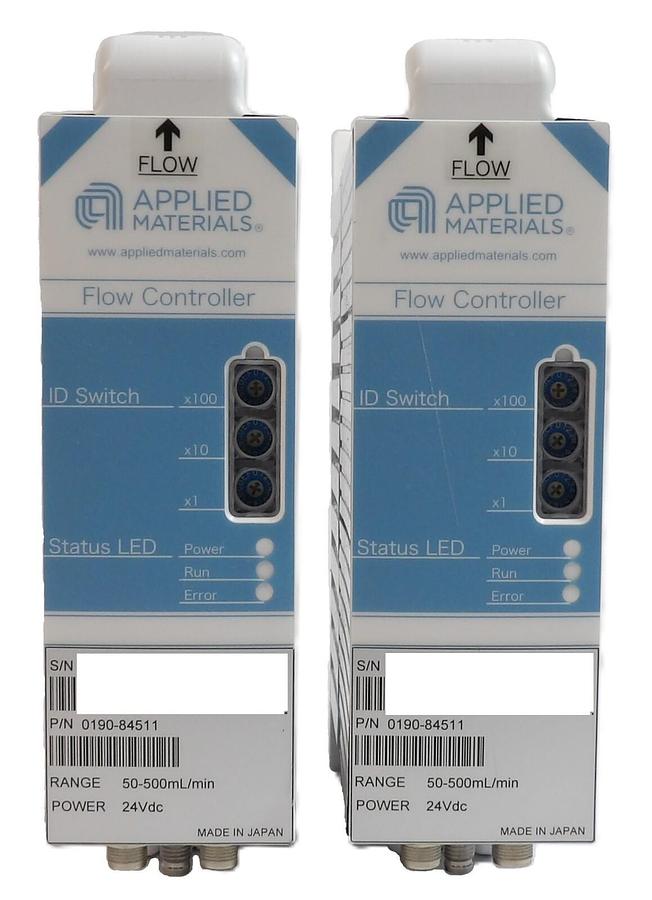 Used AMAT Applied Materials 0190-84511 Flow Controller 50-500mL/min Lot of 2 Working