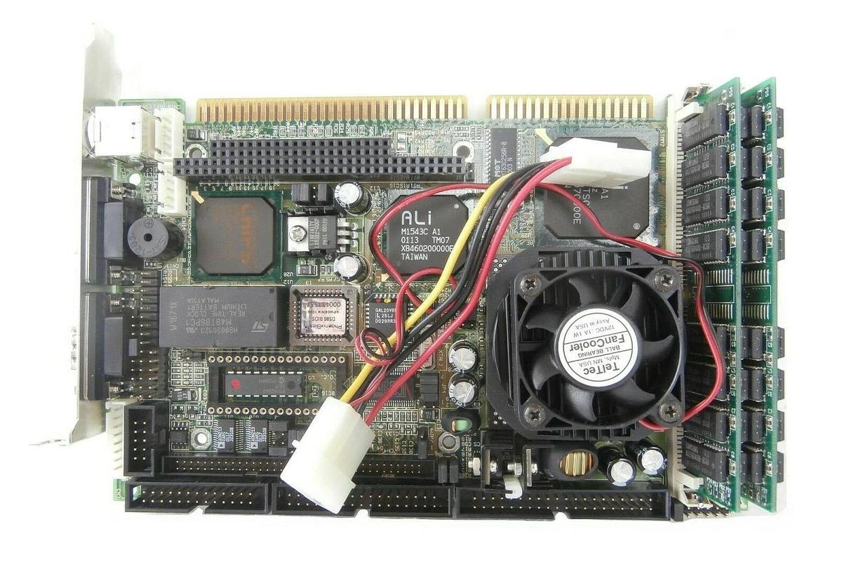 Used Axiomtek SBC8252 SBC Single Board Computer Pentium CPU PCB Card Rev. A1 Working