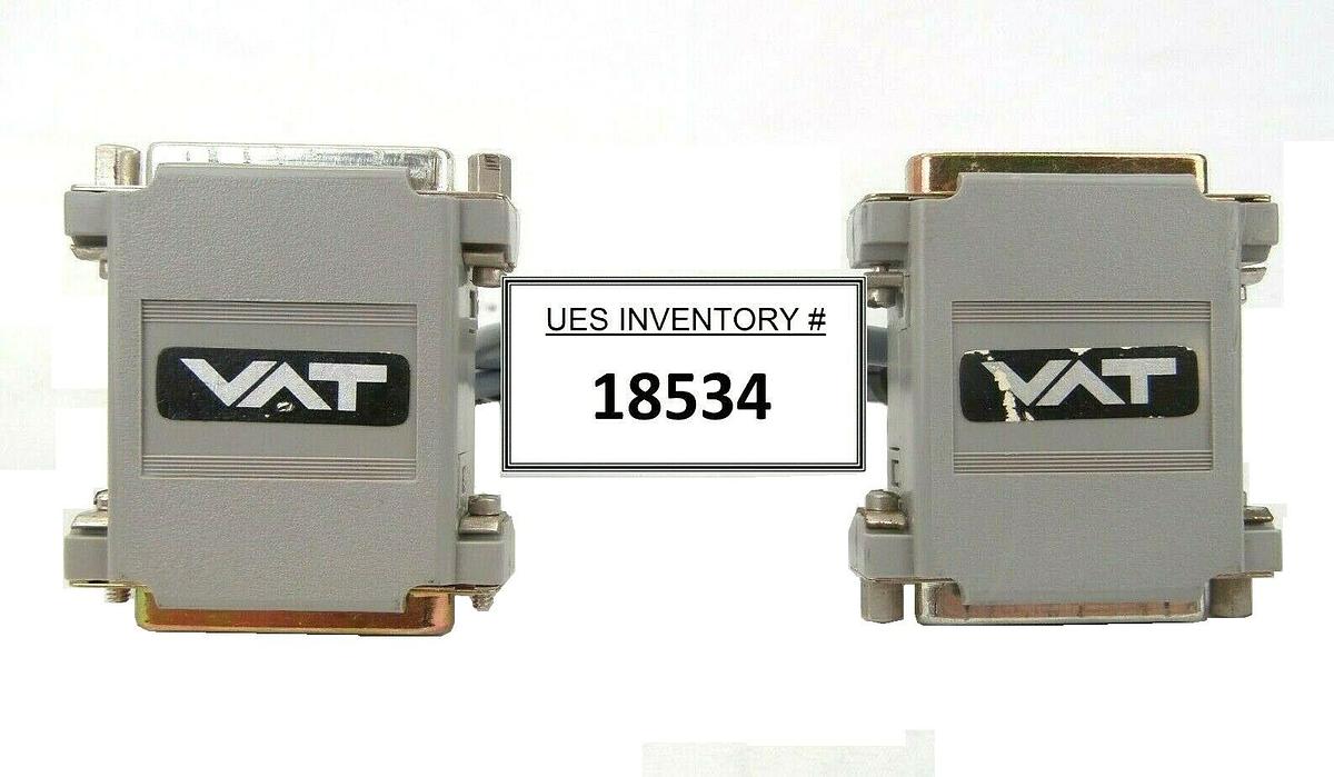 Used VAT 81392 Master/Slave Interface Cable Adaptive Pressure Controller PM-5 Spare