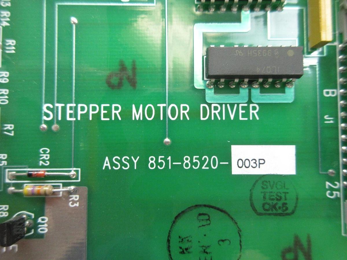 Used Perkin-Elmer 851-8520-003 Stepper Motor Driver PCB Card Rev. P SVG 90S Used
