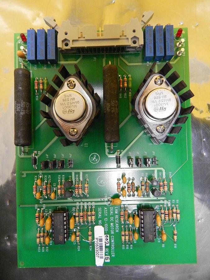 Used Lam Research 12-1000-002 Dual DC Motor Controller Rev. E PCB Card DSS-200 Used