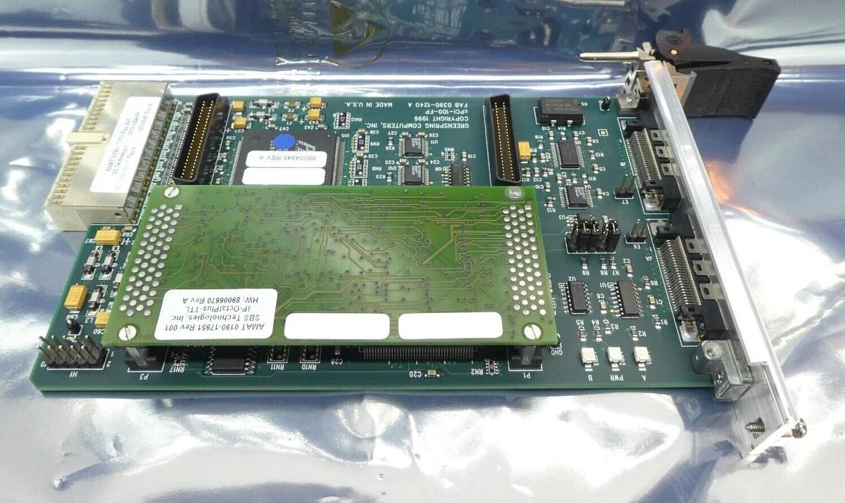 Used SBS Technologies CPCI-100A-FP Industry Pack Carrier PCB Card AMAT 0190-17950