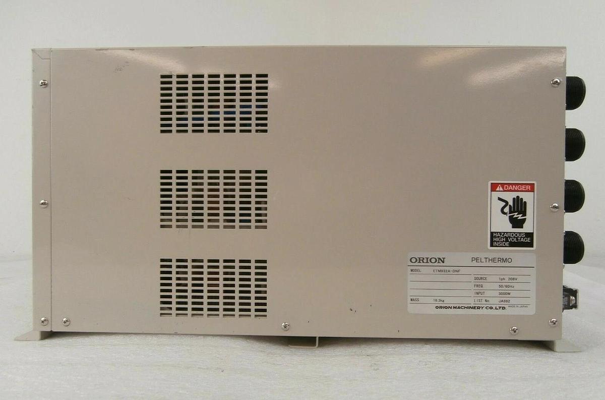 Used Orion Machinery ETM832A-DNF Power Supply PEL THERMO JA882 Working Surplus