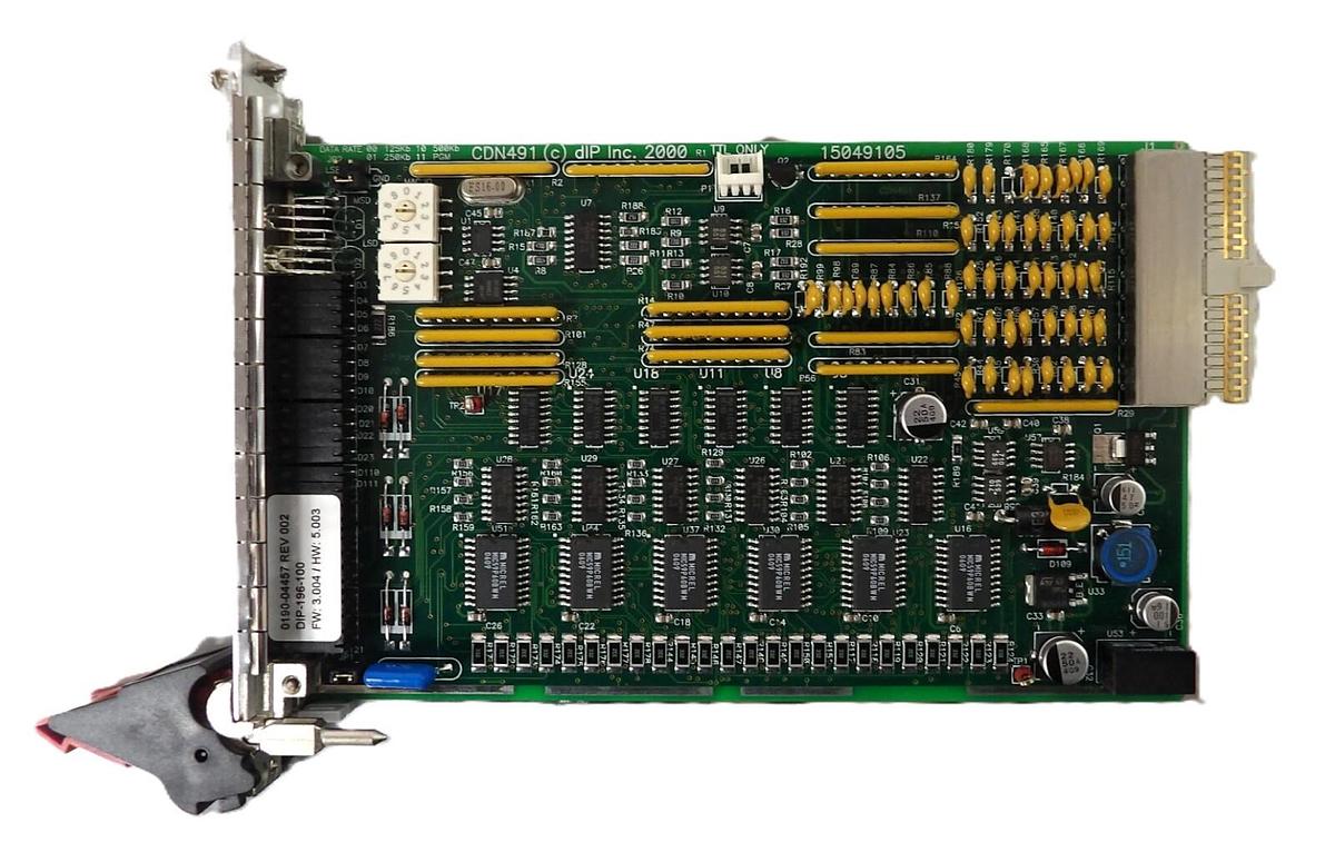 Used DIP 15049105 DeviceNet I/O PCB Card CDN491 AMAT 0190-04457 Working Surplus