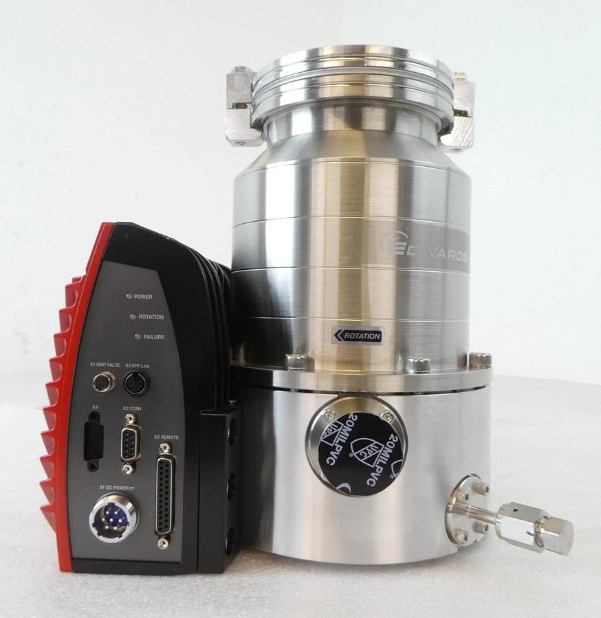 Used STP-iX455C Edwards YT64-1Z-070 Turbomolecular Pump w/Fan Turbo Tested Working
